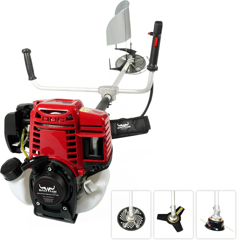 Fenton Krishi 50 cc Crop Cutter 4 Stroke Brush Cutter Machine| Back Pack| Grass Trimming| Fuel Grass Trimmer(Manual Feed)