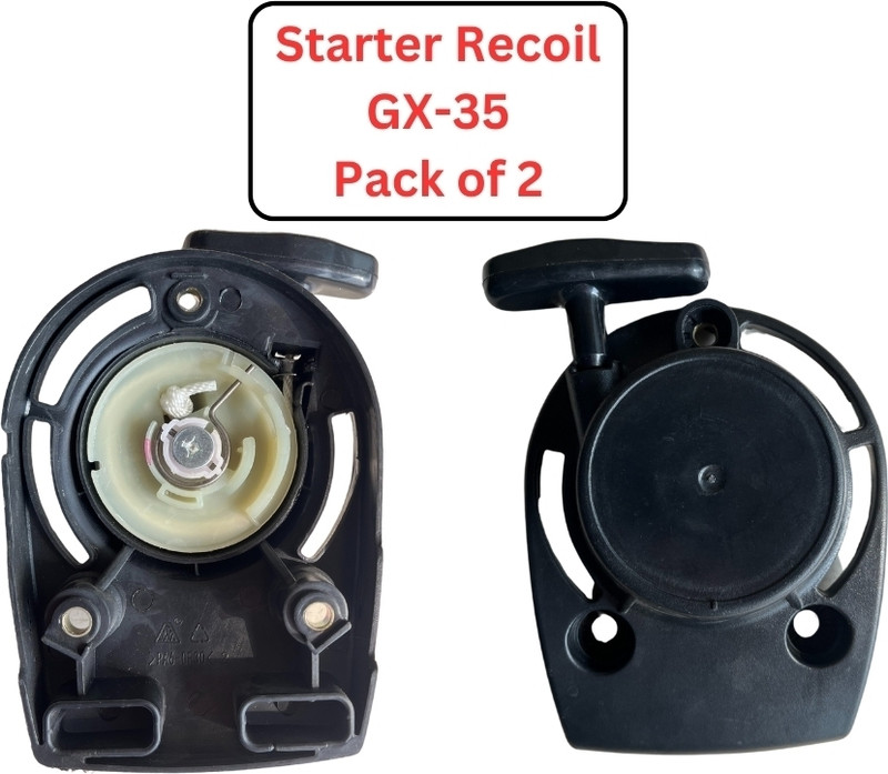 GT Shakti Starter Recoil GX-35 (Pack of 2) | Durable Replacement for Grass Trimmer Cordless Grass Trimmer(Manual Feed)
