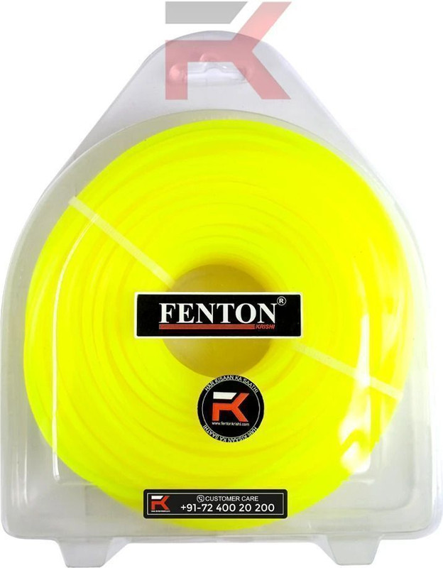 Fenton Krishi Trimmer Line 50 Meter for brush cutter 3.0MM Square Corded & Cordless Grass Trimmer(Manual Feed)