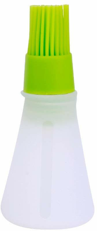 ENTRYZONE Silicon Oil Bottle Brush Cake Pastry Brush Bottle Cooking Oil Dispenser-150 ml siliocone Round Pastry Brush(Pack of 1)