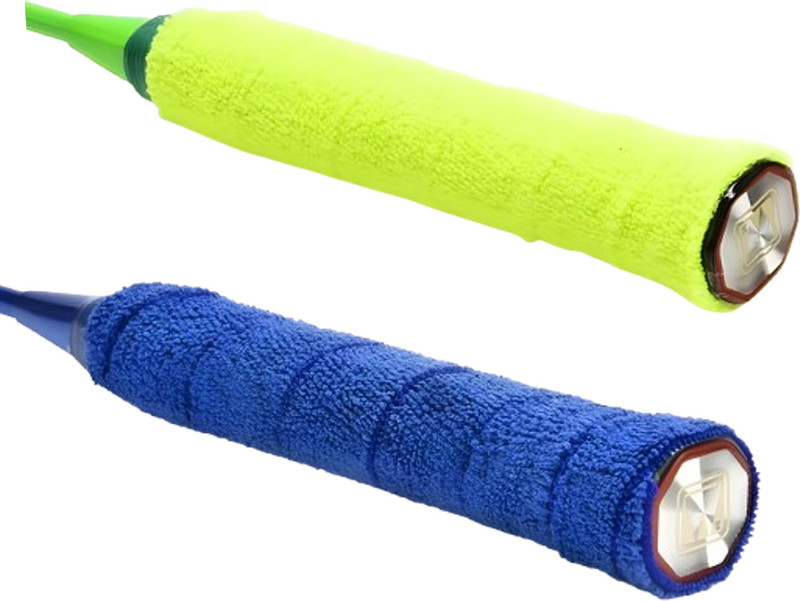 acers Badminton Racket sweat absorbing Overgrip Towel Grip(Green, Blue, Pack of 2)