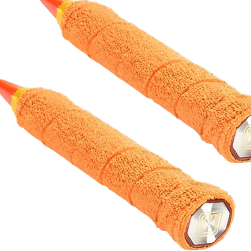 acers Badminton Racket anti sweat Towel Grip(Orange, Pack of 2)