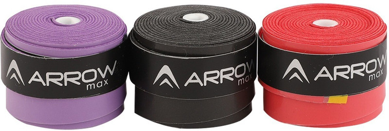 ArrowMax PROFESSIONAL DOTTED RACKET GRIP / PACK OF 3 Super Tacky(Multicolor, Pack of 3)