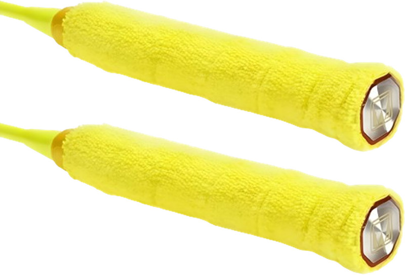 acers Pack of 2 Badminton Racket Grip Towel Grip(Yellow, Pack of 2)