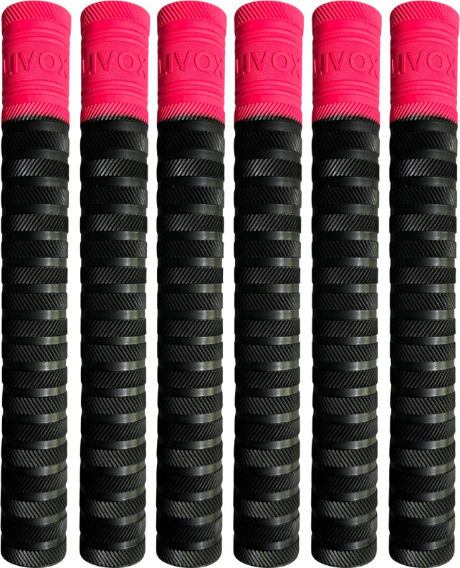 LIVOX High Density Cricket Bat Grip with Firm Feel Ultra Tacky(Blue, Pack of 6)