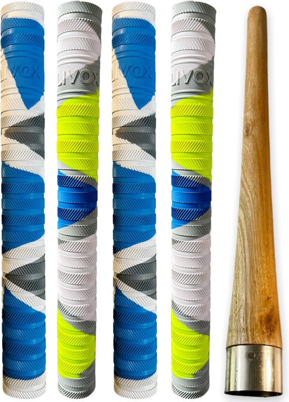 LIVOX Strong Hold Cricket Bat Grip for Beginners & Pros Ultra Tacky(Pack of 5)