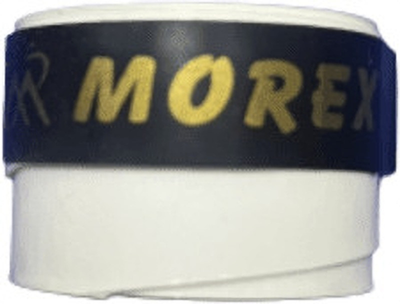 Morex Pro Badminton Smooth Tacky(White, Pack of 1)
