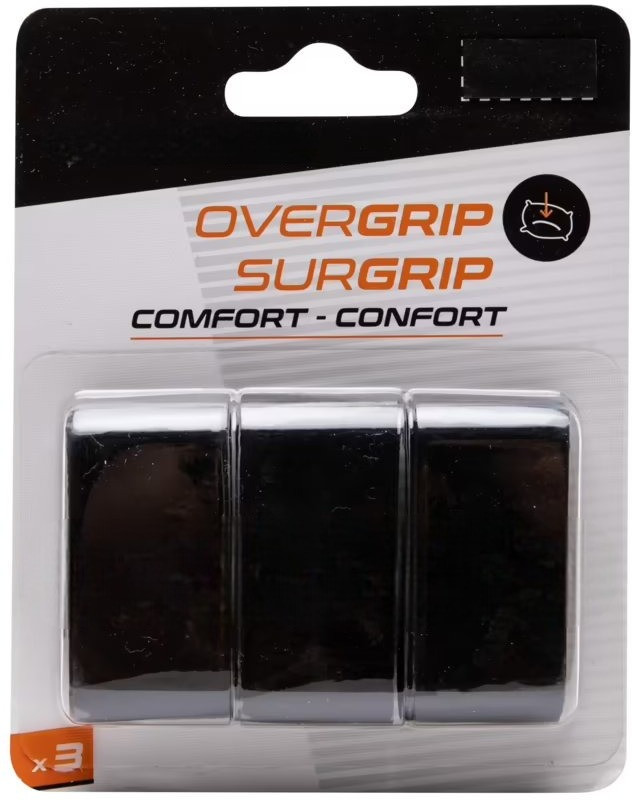 NIMZ Dynamic Badminton Racket Superior OverGrip, Anti-Slip, Black(Black, Pack of 3)