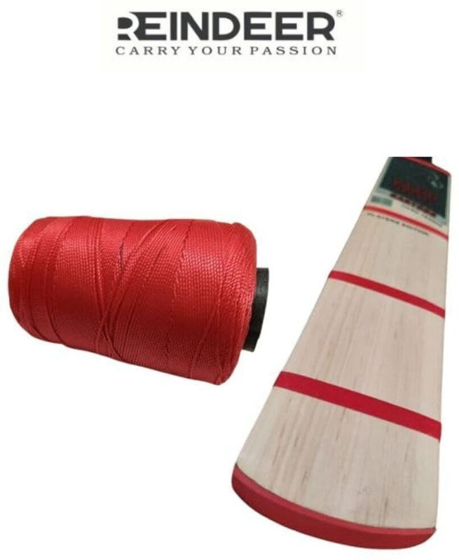 REINDEER Cricket Bat Nylon Red Thread(Red, Pack of 1)