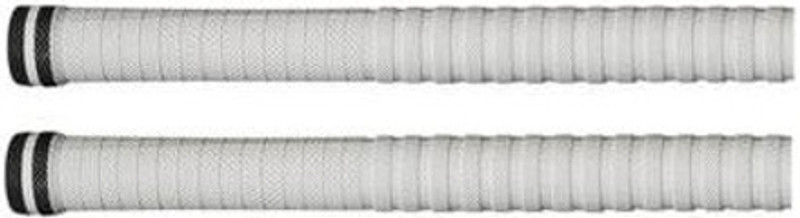 Dinetic Premium Quality 2 Cricket Bat Handle Grips, Ultra Tacky(White, Pack of 2)
