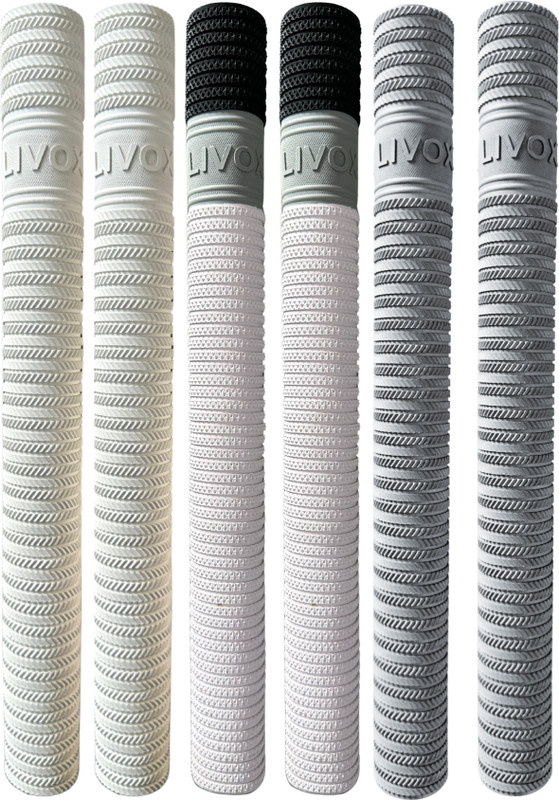 LIVOX Professional Cricket Bat Grip for Better Shot Control Ultra Tacky(Multicolor, Pack of 6)