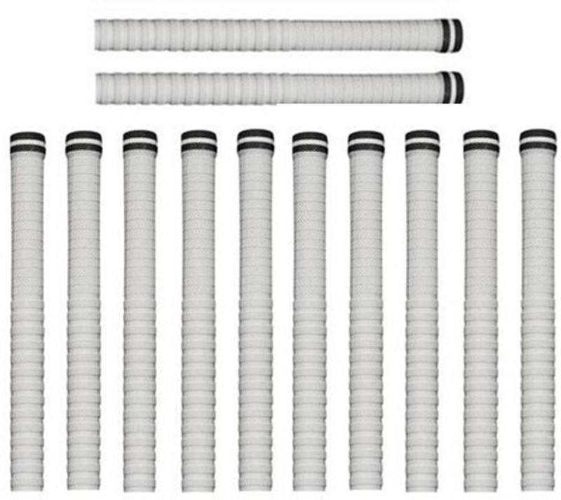 Owlix NEW Pack of 12 Cricket Bat Replacement White Grip, Smooth Tacky(White, Pack of 12)