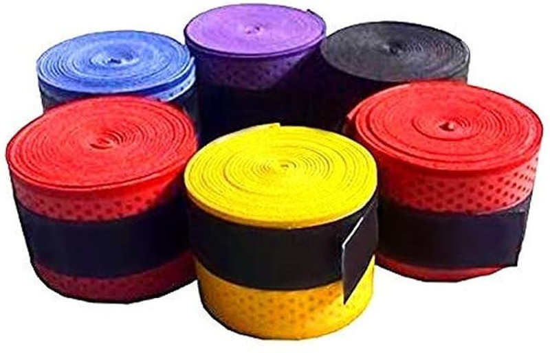 Forgesy Badminton Tennis Racket Overgrip for Anti Slip and Absorbent Grip(Pack of 6)