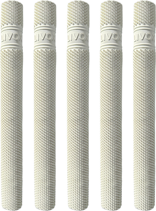 LIVOX Pure White, Octopus Texture, Cricket Bat Handle Grip for very good Comfort Super Tacky(White, Pack of 1)