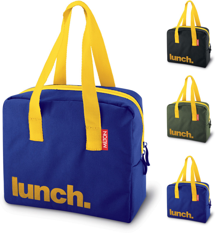 MILTON The Lunch Bag I Eco Friendly, Spacious, 2.56 L I Navy Blue Grocery Bag(Blue)