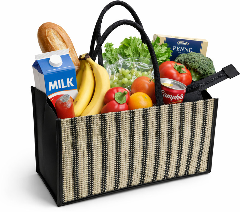 silvermoons sm-sb-002 Grocery Bag(Black)