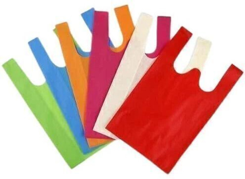 TUGS W Cloth Bags 16x20 Green Red Set of 48 Pack of 48 Grocery Bags(Red)