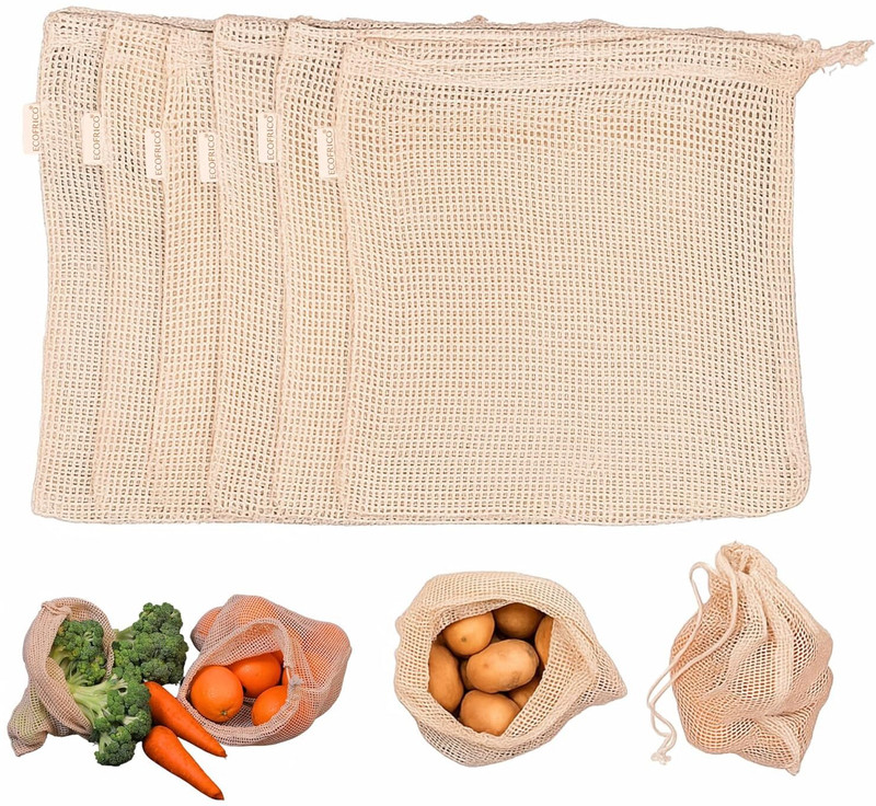 TESAPRA VeggieFresh Pack of 6 Grocery Bags(Brown)