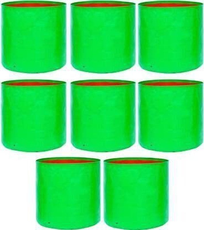 GROWTOP Terrace Gardening Round Shape Grow Bags 9Inch9Inch (Pack of 8) Grow Bag