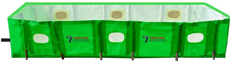 Seven Horses HDPE 350GSM Vermicompost Maker Bed (10 x 4 x 2 FT), Argiculture, Making Vermicompost Grow Bag