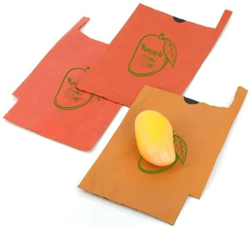 Metaagro Paper Fruit Protection Bags | Eco-Friendly | Insect-Resistant – Pack of 100 Grow Bag