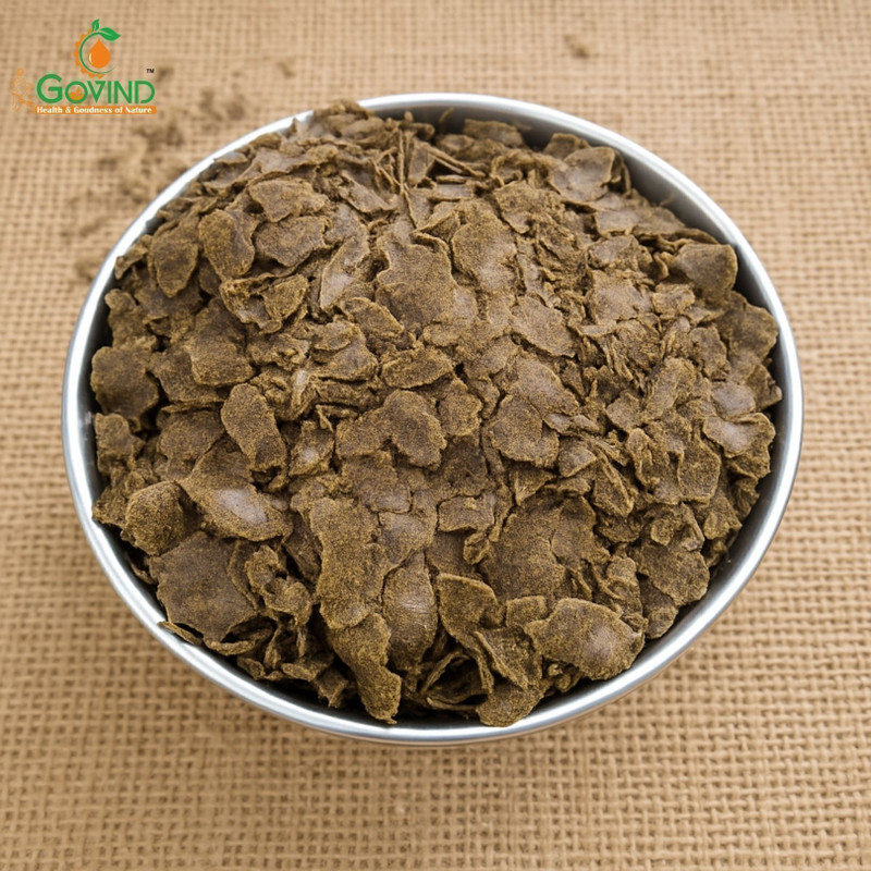 Govind Pure Mustard Cake for Plants (Sarso Ki Khali) - 1kg, Natural Fertilizer for Garden Grow Bag