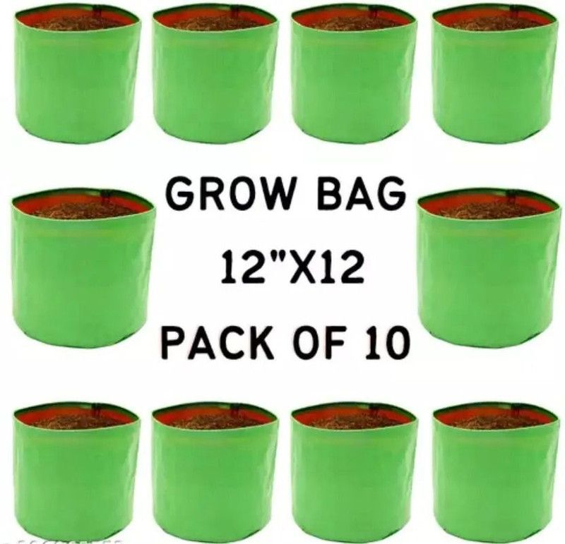 Golden retro GOLDEN RETRO 12x12 inch,Terrace GardenING bag, Fruits PACK OF 10 Grow Bag