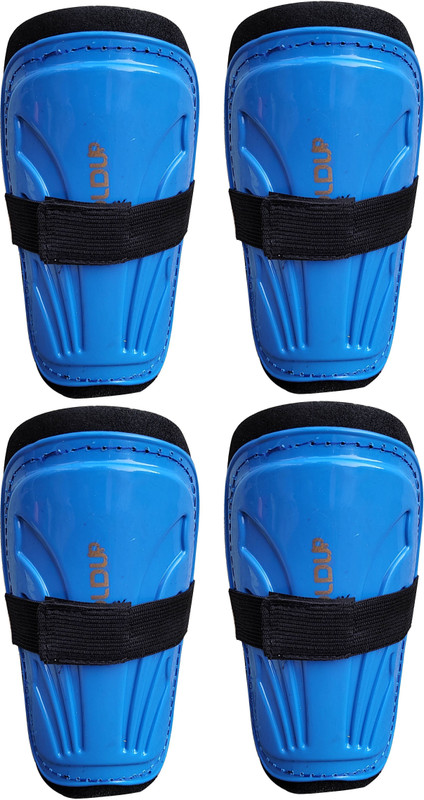 house of common Football shin guard Knee Protection for Boys & Girls Football Shin Guard(White)