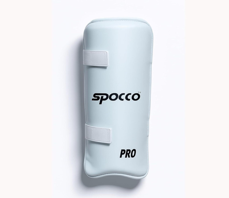Spocco Cricket PRO Elbow Guard for Mens | Arm Guards | Adjustable Velcro Straps | Cricket Elbow Guard(White)