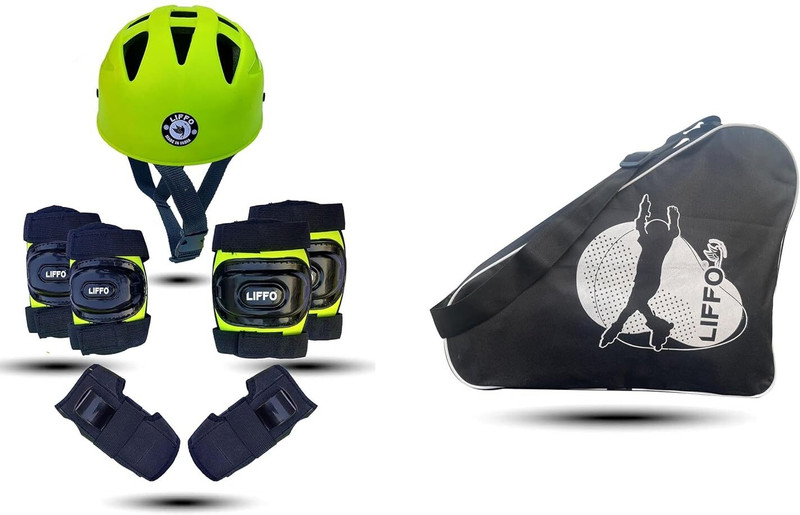 Liffo Skating Guard Set Protection kit for Age 6-14 Years with Skate Bag Skating Guard Combo