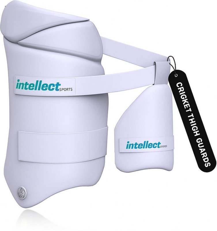 Intellect Creation Titanium Plus Lite Weight Thigh Guard with Inner Protetction Cricket Thigh Guard