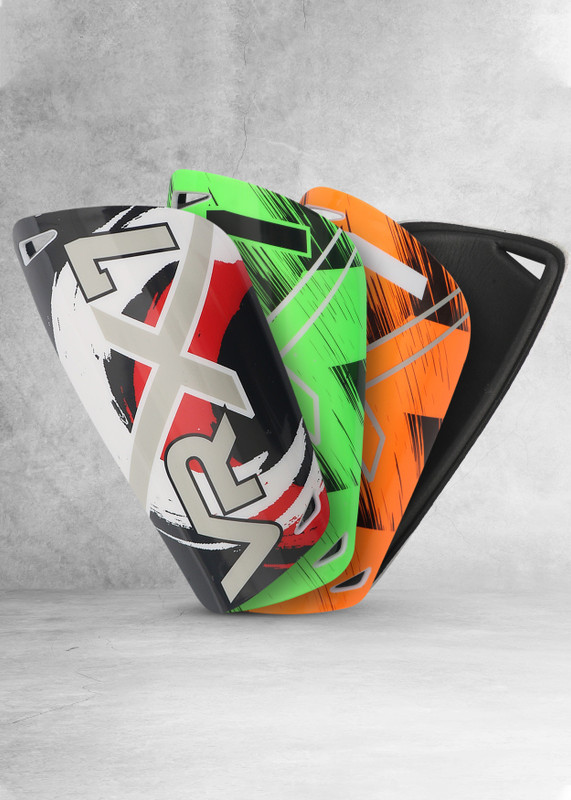 VECTOR X Invader Shin Guard in Assorted Colours Pack of 4 Football Shin Guard