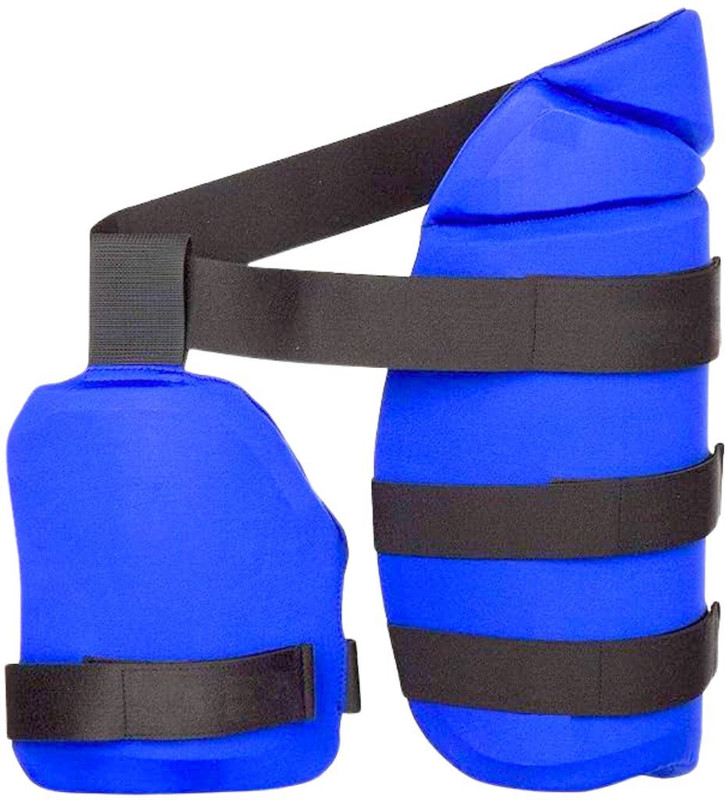 Solutions24x7 BEST BOY BLACK THIGH PAD FOR RIGHT USE FOR 15+YRS OLD Men's (39 - 43 cm) Batting Pad(Black, LEG PROTECTION)