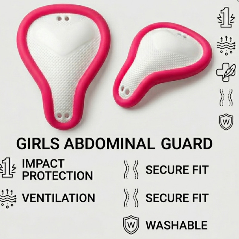 Ignitus Cricket Gear Girls Abdominal/ L-Guard Youth Size (for 10-15 years) Abdominal Guard(Multicolor)