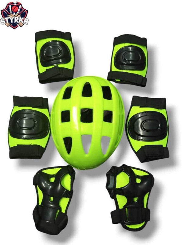 Benstar feProtective Guard Kit Skate and Cycling Set_624 Skating Kit Skating Helmet(Red)