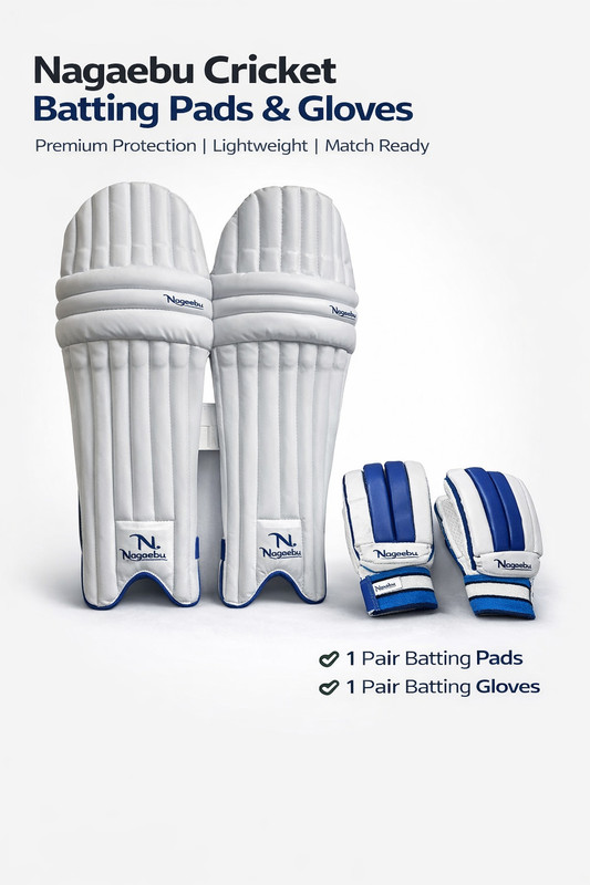 Nagaebu Cricket Batting Pads & Gloves Cricket Guard Combo