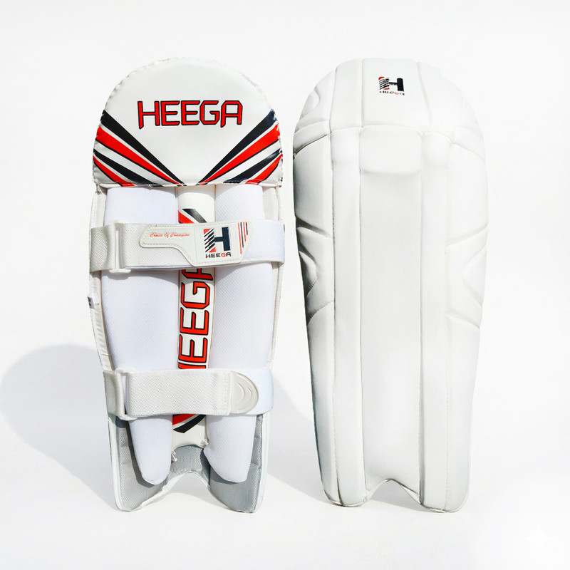 Heega Premium Wicket Keeping Leg Guard Cricket Thigh Guard(Blue)