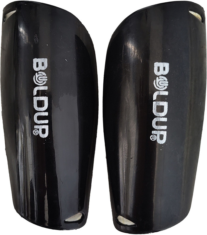 BOLDUP Shin Guards Lightweight, Adjustable Soccer for Boys & Kids(Red Left Right New) Football Shin Guard(Red)