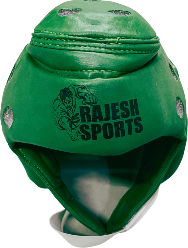 RAJESH SPORTS ( SMALL ) RS Taekwondo, Karate, Sqay, Mma, Tang Soo Do, Boxing Head Guard(Green)