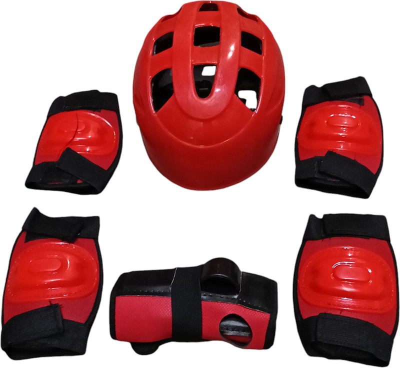 MLFGG Adjustable Skating Knee & Elbow Guard Set for Kids and Adults Skating Guard Combo(Multicolor)