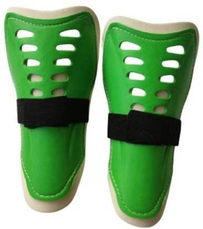 Garg Enterprises FOOTBALL LEG PROTECTION SHIN GUARD RED SMALL Football Shin Guard