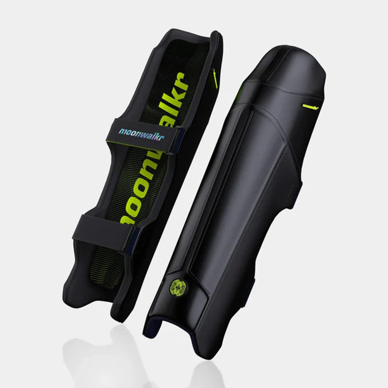 Moonwalkr 2.0 Batting Pads Black Cricket Guard Combo