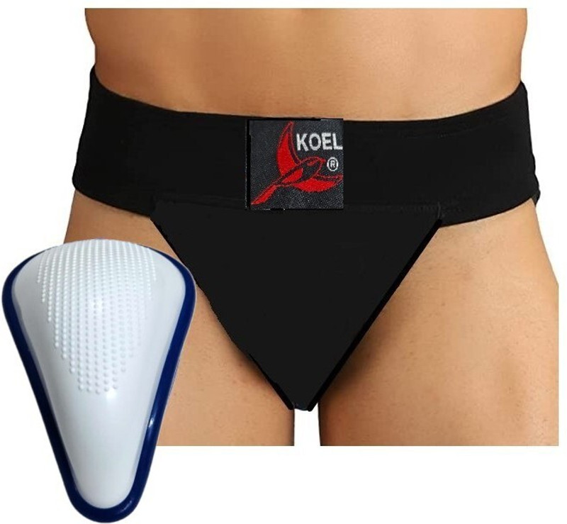 HK Sports Combo of Cotton Supporter for Cricket, Gym, Boxing, Judo & Abdominal-Guard Cricket Guard Combo(Multicolor)