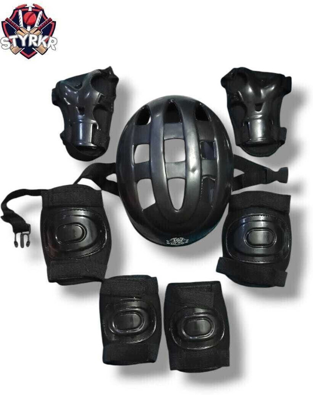 STYRKR Protective Guard Kit For Suitable 5 TO 10 Yrs Cycling Guard Combo(Black)