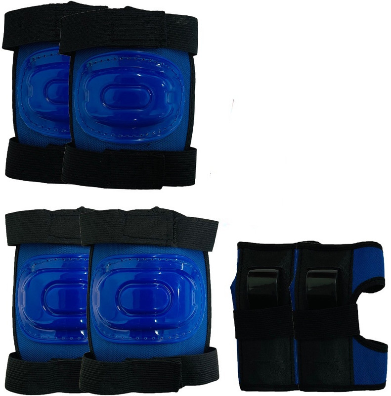 Rioff Skating Guard Protection kit Knee, Elbow and Wrist Guards For Age 6-16 Years Skating Guard Combo