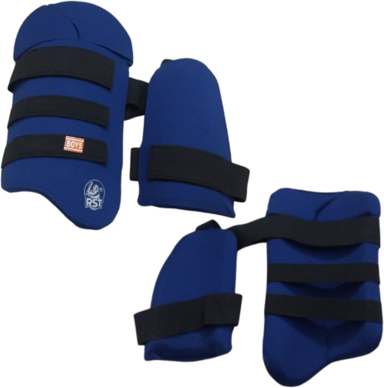 RST combo of thigh and elbow gaurd for boys Cricket Guard Combo(Blue)