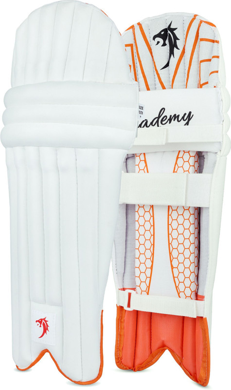 Snaga Cricket Batting Legguard Pads For Little Kids 5 to 6 Years Cricket Guard Combo(White)