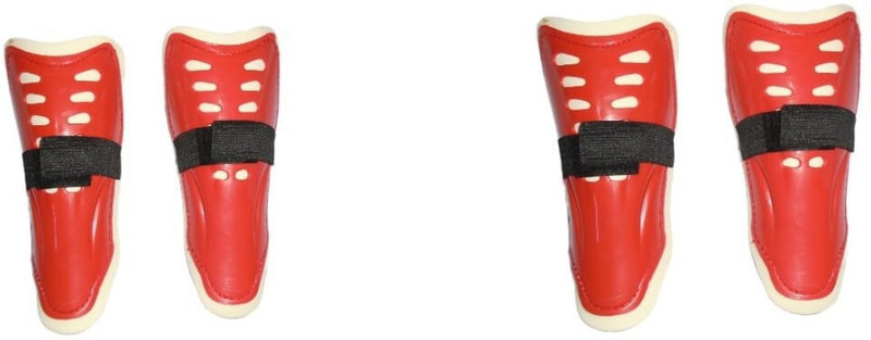 BAAZ FOOTBALL LEG PROTECTION RED SHIN GUARD Football Shin Guard(Red)