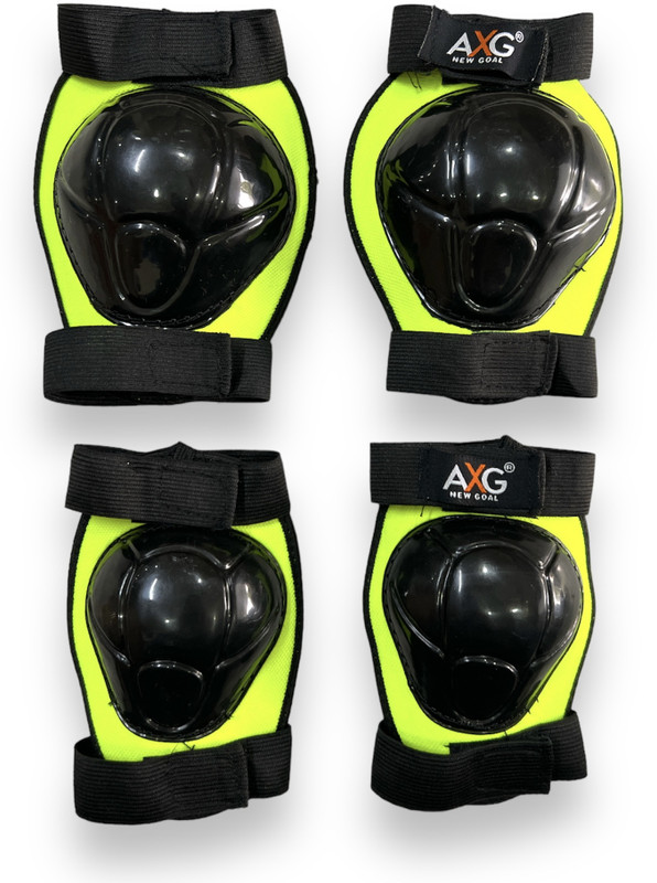 AXG NEW GOAL Quintessential and Unique Mould Knee guard, elbow guard for Cycling/ Skating Guard Combo(Blue)