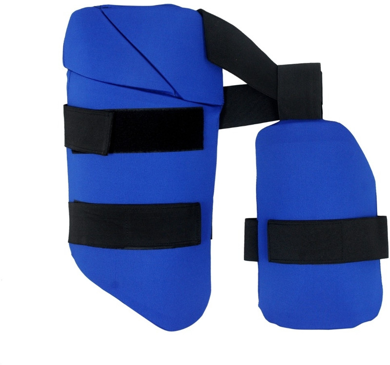 CreativeCorner New Best Quality (size-youth) blue thigh guard Cricket Guard Combo(Blue)